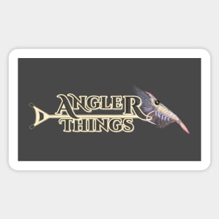 Inshore Angler Things - Funny Fishing Quotes Sticker